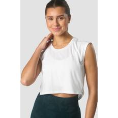 Cropped Singleter ICANIWILL Stride Cropped Tank Wmn, White