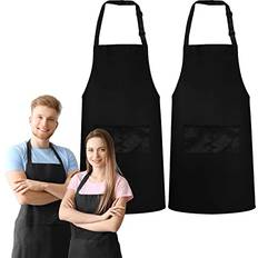 Green Lifestyle 2 Pack Bib Aprons Apron Black