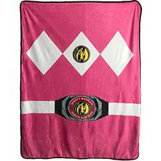 Surreal Entertainment Power Ranger Fleece Soft Blankets Pink