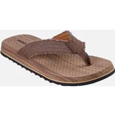 Skechers Men Flip-Flops Skechers Men's Mens Tantric Fritz Flip Flops Brown