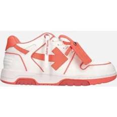Men's Out Of Coral Red Calf Leather Sneakers