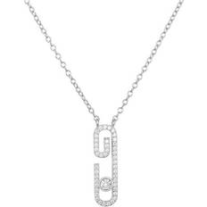 Anchors Necklaces Long Women Necklace - Silver/Transperant