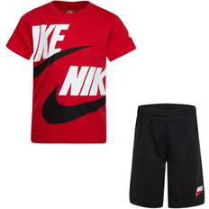 Black - Boys Other Sets Nike Kid's Futura Performance Graphic T-shirt & Shorts Set - Black/Red