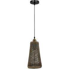 17 Stories Natural Rattan Style Pendant Lamp