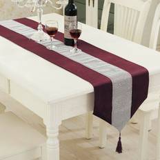 Velvet Tablecloths Canora Grey Strouse Modern Runner Tablecloth Black