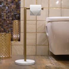 Freestanding Toilet Paper Holders Canora Grey Standing Toilet Roll Holder