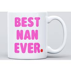 Panther Print Best Nan Grandma Ever Large Heavy Cup