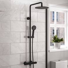 Belfry Bathroom Culbert Thermostatic Shower with Dual Shower Black