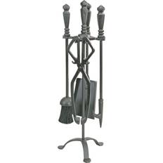 Fireplaces Symple Stuff 5 Piece Cast Iron Fireplace Tool Set
