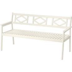 Beige Trädgårdsbänkar IKEA BONDHOLMEN Trädgårdsbänk