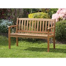 Dakota Fields Levens Solid Wood Garden Bench