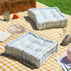 Cotton Chair Cushions Breakwater Bay Set of 2 Tenby Stripe Seat Pads Chair Cushions