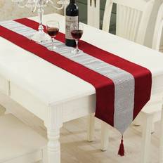 Velvet Tablecloths Canora Grey Strouse Modern Runner Tablecloth Black