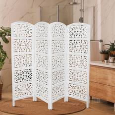 MDF Room Dividers Bloomsbury Market Bnyt 4 Panel Room Divider