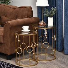 Gold Coffee Tables Etta Avenue Adley Frame Coffee Table