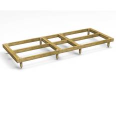 power 4 ft. W 10 ft. D Pressure Treated Timber Shed Base Kit (Building Area )