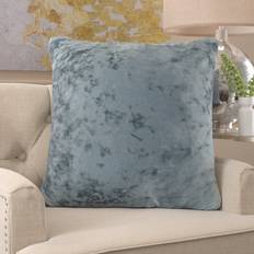Velvet Complete Decoration Pillows Fairmont Park Naperville Cushion with Filling Complete Decoration Pillows Blue