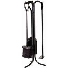 Stove 4 Piece Wood Fireplace Tool Set