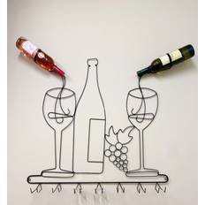 Happy Larry Mounted Wine Rack