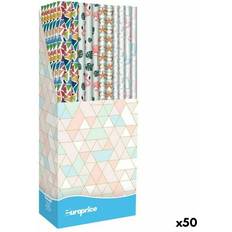 Multicolor Papeles de regalo Europrice rollo de papel de regalo melody 0.70x2m