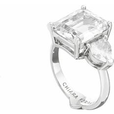 Chiara Ferragni Princess Trilogy Ring - Silver/Transparent