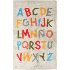 White Multicolour Children's Carpet 100 x 150 x 1.5 cm