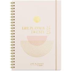 Kontorartikler Burde Ukekalender Life Planner Pink A5 24/25 Grieg