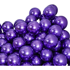 Purple Latex Balloons Shein Latex Balloons Mini Metallic Purple 20pcs