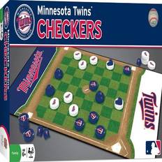 Masterpieces Officially licensed MLB Minnesota Twins Checkers Board Game ages 6