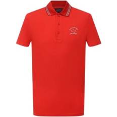 Paul & Shark Herre Polo Logo Kontrast Red