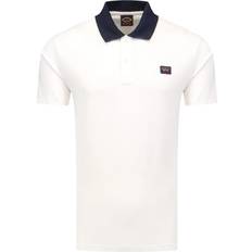 Paul & Shark Herre Bomull Piqué Polo White