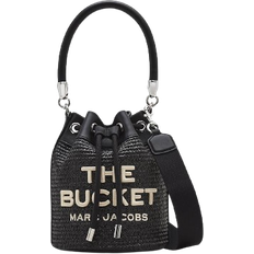 Damen - Textil Beuteltaschen Marc Jacobs The Woven Bucket Bag - Black