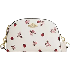 Coach Madi Crossbody With Ladybug Floral Print - Pvc/Gold/Chalk Multi