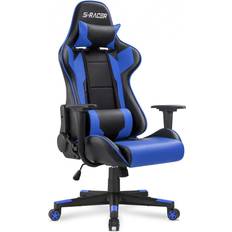 Gaming Chairs Homall Gaming Executive Ergonomic Adjustable Swivel Task Chair with Headrest and Lumbar Support - Blue