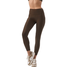 Brown - Women Tights Alo 7/8 High-waist Airlift Legging - Espresso