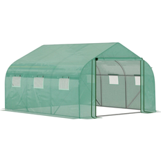 OutSunny Walk-In Polytunnel Plastic