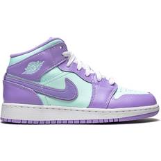 Nike Air Jordan 1 Mid GS - Purple Pulse/Arctic Punch/Glacier Blue