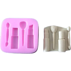 Rosa Chokladformar Makeup Tool Chokladform 6.1 cm