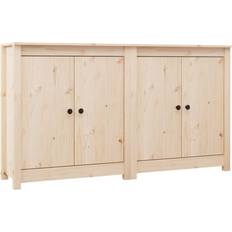 vidaXL 70x35x80cm Natural Buffet 70x80cm 2pcs