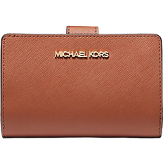 Wallets & Key Holders Michael Kors Medium Crossgrain Leather Wallet - Luggage