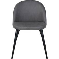 Venture Design Velvet Stitches Grey Køkkenstol 76.5cm
