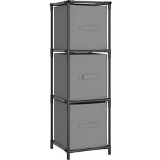 vidaXL 34x34x101cm Grey Opbevaringsskab 34x101cm