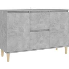 vidaXL Engineered Wood Concrete Grey Skænk 103.5x70cm
