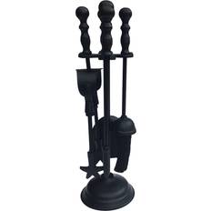 Belfry Heating Inverness 5 Piece Iron Fireplace Tool Set