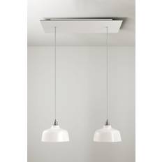 Keramik Taklampor Creative-Cables Two Tier White Pendellampa 67.5cm