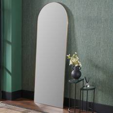 Hanging Floor Mirrors Pacific Lifestyle Stainless Steel Arch Gold Floor Mirror 70x200cm