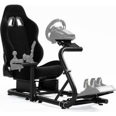 Anman Adjustable Reclining Ergonomic PC & Racing Game Chair in Black