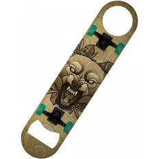 Abrebotellas Grindstore Wolf Tattoo Skateboard Blade Bottle Opener