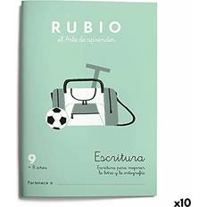 Bloc de notas Escritura Rubio 9 pcs