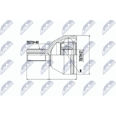 NTY Knokkelled NPZ-VV-018 Automatgear Foraksel